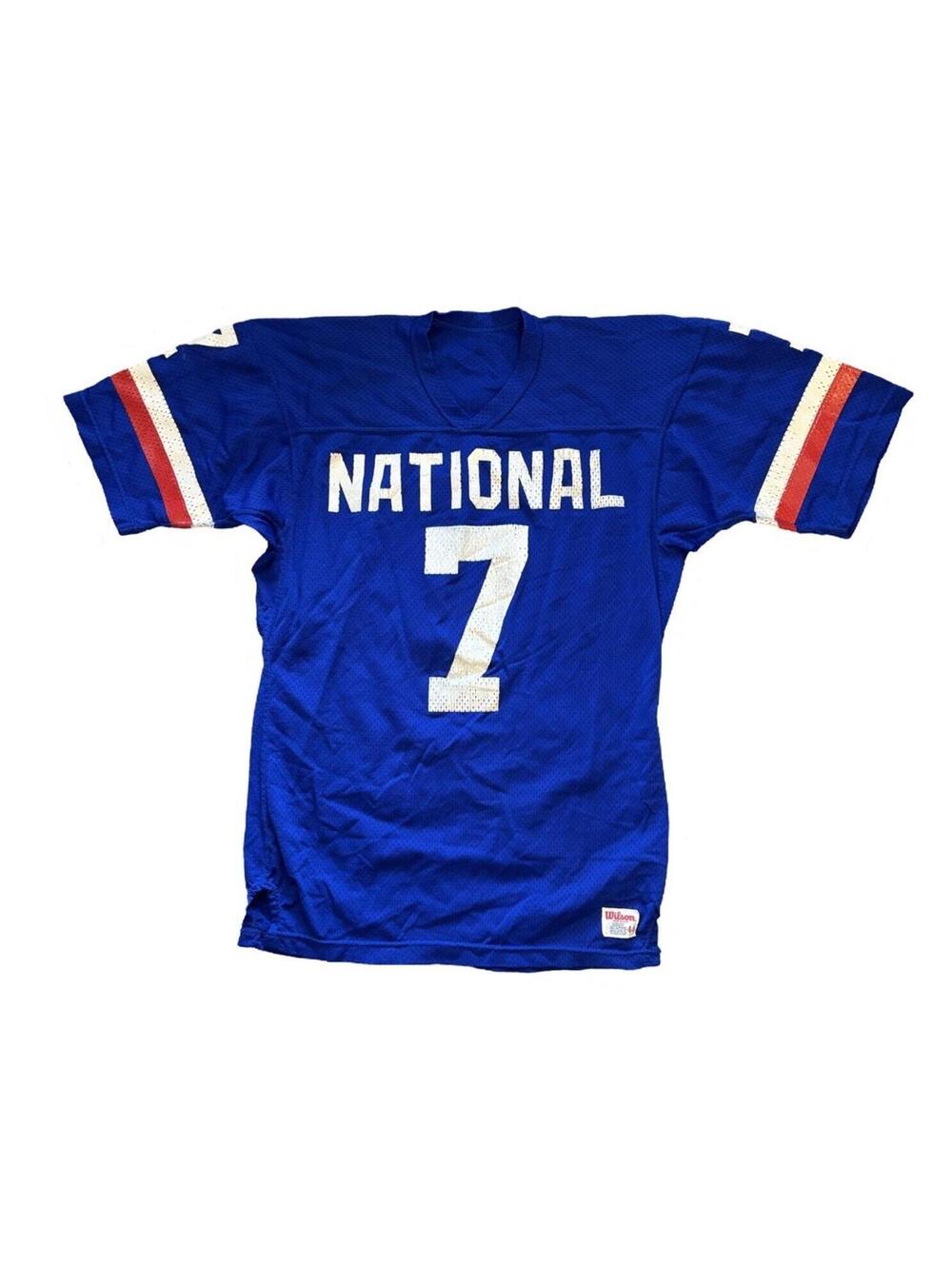 Vintage 80s Wilson National League Pro Bowl Joe Theismann 7 Jersey Men's Size 44